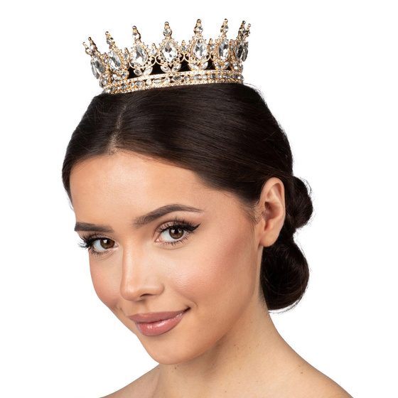 KORONA ŚLUB ozdoba do włosów diadem ŚLUBNY KRYSZTAŁY