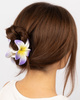 KLAMRA szczęka SPINKA do włosów kwiat KWIATY żabka HAWAJSKA KWIAT PLUMERII