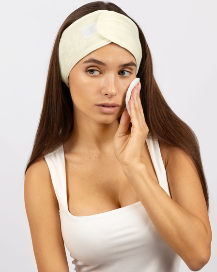 OPASKA KOSMETYCZNA do WŁOSÓW RZEP REGULACJA do makijażu SPA