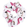 GUMKA DO WŁOSÓW scrunchies FROTKA biała FLAMING