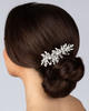 OZDOBA grzebyk do włosów ŚLUBNA cyrkonie SREBRNA