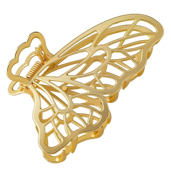 SPINKA DO WŁOSÓW MOTYL KLAMRA motylek szczęka