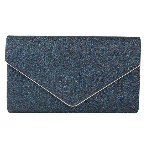 TOREBKA WIZYTOWA damska KOPERTÓWKA WIECZOROWA elegancka mała BROKAT