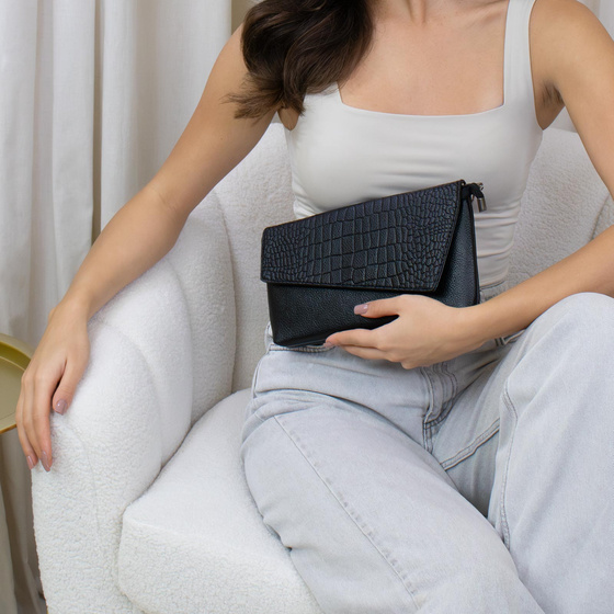 Alessio TOREBKA Damska KLASYCZNA na ramię LISTONOSZKA KOPERTÓWKA