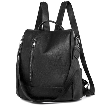 Alessio PLECAK POJEMNY ELEGANCKI MIEJSKI torba / plecak 2w1 ANTYKRADZIEŻOWY