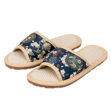 KAPCIE damskie Alessio domowe KWIATY Lekkie Miękkie FOLK r. 40-41