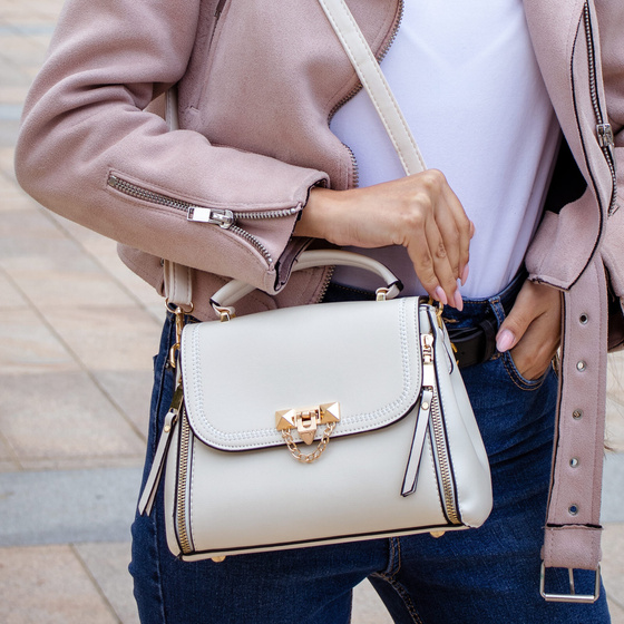 Alessio TOREBKA mała MIEJSKA KUFEREK torba DAMSKA na ramię LISTONOSZKA