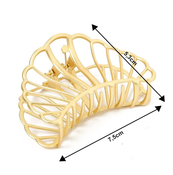 KLAMRA DO WŁOSÓW szczęka SPINKA muszelka
