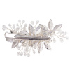 Ozdoba ślubna do włosów GRZEBYK ŚLUB KRYSZTAŁKI KWIATY