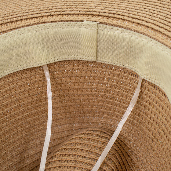 KAPELUSZ panama słomiany DAMSKI MĘSKI pleciony letni fedora SŁOMKOWY