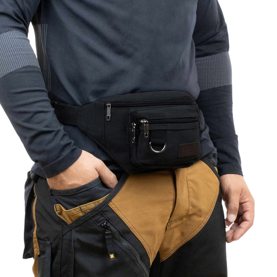 Alessio NERKA Torebka SASZETKA BIODRÓWKA męska POJEMNA z paskiem
