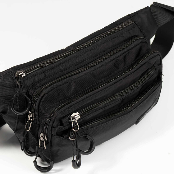 Torebka saszetka BIODRÓWKA NERKA męska POJEMNA SOLID PREMIUM