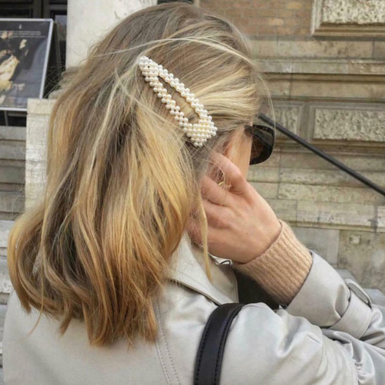 SPINKA DO WŁOSÓW perełki PERŁY ślub ZŁOTA