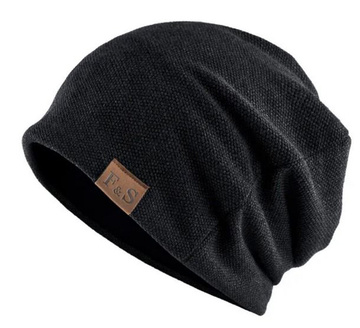 Czapka BEANIE smerfetka oversize MŁODZIEŻOWA ZIMOWA