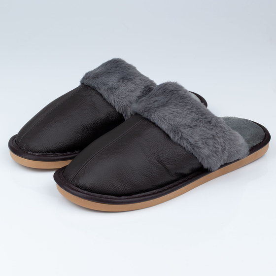 KAPCIE MĘSKIE Alessio domowe OCIEPLANE MIĘKKIE Futerko r. 43-44