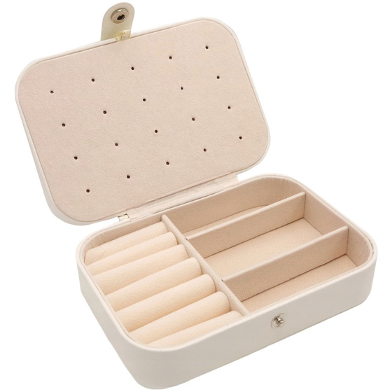 Kuferek na biżuterię elegancki SZKATUŁKA organizer mały