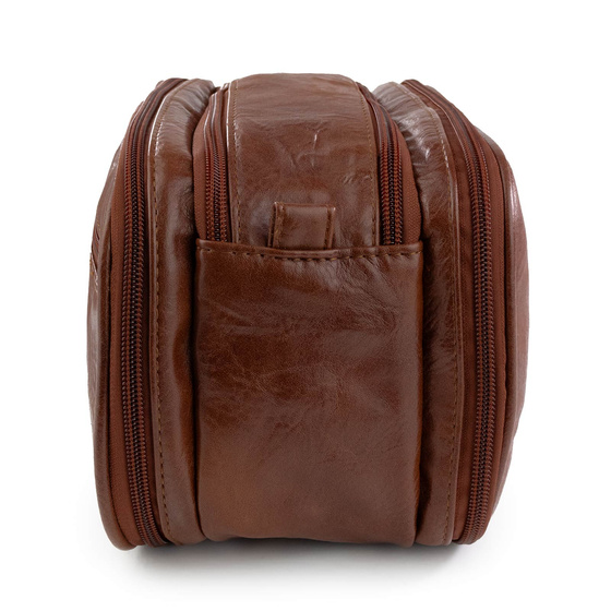 Alessio KOSMETYCZKA Męska Podróżna Saszetka ORGANIZER Na Kosmetyki XXL