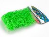 GUMKI ZESTAW LOOM BAND 600 szt. - CE - PRZEBADANE W POLSCE !!! ZIELONE