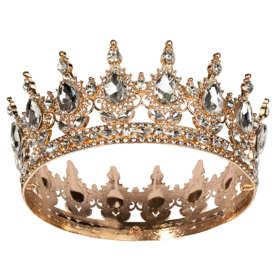 KORONA ŚLUB ozdoba do włosów diadem ŚLUBNY KRYSZTAŁY