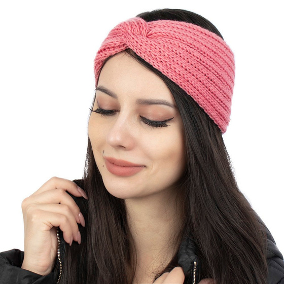 OPASKA DO WŁOSÓW NA GŁOWĘ zimowa damska TURBAN gruba ciepła WĘZEŁ