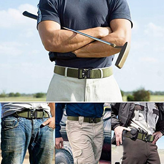 PASEK pas PARCIANY TAKTYCZNY QR mocny MĘSKI do SPODNI SURVIVAL