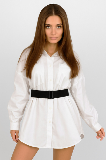 PASEK DAMSKI gumowy PAS ELASTYCZNY klamra szeroki Rozmiar M/L